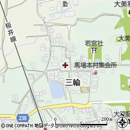 奈良県桜井市三輪216周辺の地図