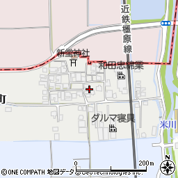 奈良県橿原市西新堂町151周辺の地図