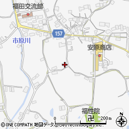 広島県福山市芦田町福田2466-3周辺の地図