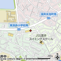 大阪府堺市中区深井東町3018周辺の地図