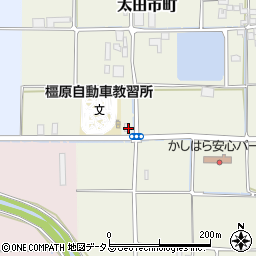 奈良県橿原市太田市町19周辺の地図