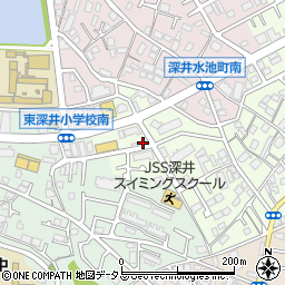 大阪府堺市中区深井東町3016周辺の地図