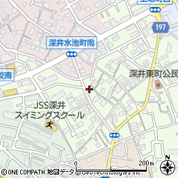 大阪府堺市中区深井東町2760周辺の地図