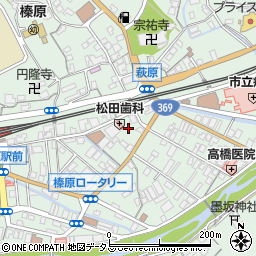 奈良県宇陀市榛原萩原2683周辺の地図