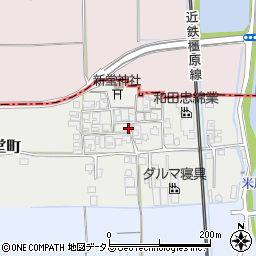 奈良県橿原市西新堂町155周辺の地図