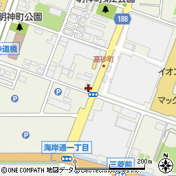 西日本三菱水島店周辺の地図