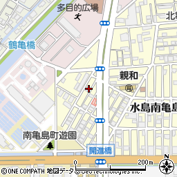 岡山県倉敷市水島南亀島町19周辺の地図