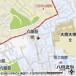 大阪府堺市中区堀上町523周辺の地図