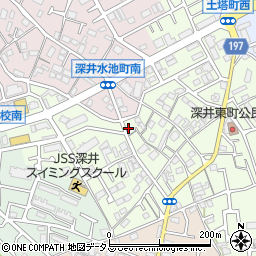 大阪府堺市中区深井東町2759周辺の地図
