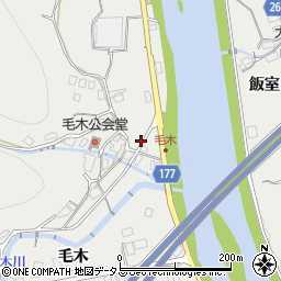 広島県広島市安佐北区安佐町毛木282周辺の地図