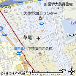 大阪府堺市東区草尾219-1周辺の地図