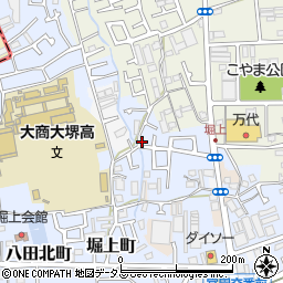 大阪府堺市中区堀上町170-10周辺の地図