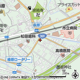 奈良県宇陀市榛原萩原2545-1周辺の地図
