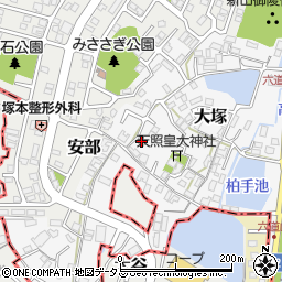 六道山公民館周辺の地図