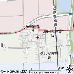 奈良県橿原市西新堂町173周辺の地図