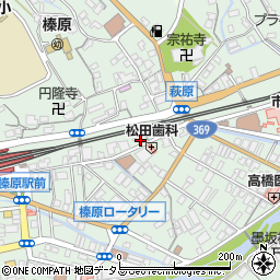 奈良県宇陀市榛原萩原2439周辺の地図