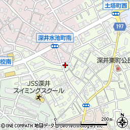 大阪府堺市中区深井東町2759-2周辺の地図