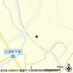 広島県三原市久井町下津1287-2周辺の地図