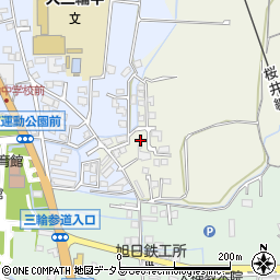 奈良県桜井市茅原44周辺の地図