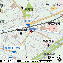 奈良県宇陀市榛原萩原2545周辺の地図