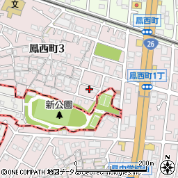 ｎａｇｏｍｉ堺鳳店周辺の地図
