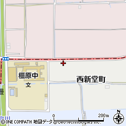 奈良県橿原市西新堂町20周辺の地図