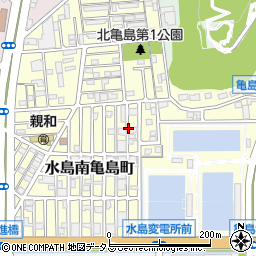 岡山県倉敷市水島南亀島町21周辺の地図