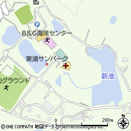 東浦花の湯周辺の地図