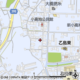 岡山県倉敷市玉島乙島7453周辺の地図