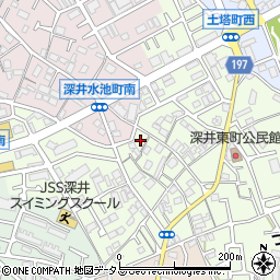 大阪府堺市中区深井東町2769周辺の地図