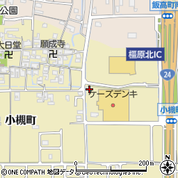 奈良県橿原市小槻町512-2周辺の地図