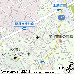 大阪府堺市中区深井東町2769-4周辺の地図