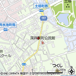 大阪府堺市中区深井東町2963周辺の地図