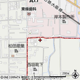 奈良県大和高田市大谷78周辺の地図