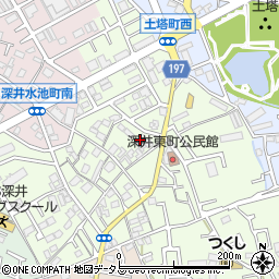 大阪府堺市中区深井東町3182-1周辺の地図