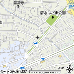 落合医院周辺の地図