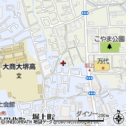大阪府堺市中区堀上町172-7周辺の地図