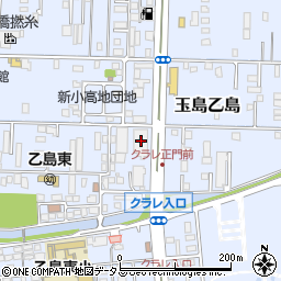 岡山県倉敷市玉島乙島7408周辺の地図
