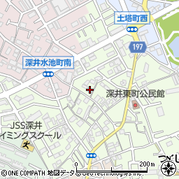 大阪府堺市中区深井東町2777周辺の地図