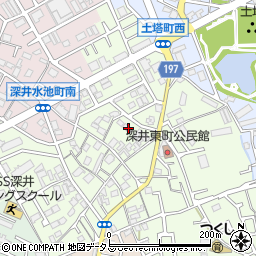 大阪府堺市中区深井東町3182周辺の地図