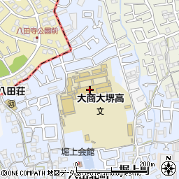 大阪商業大学堺高等学校周辺の地図