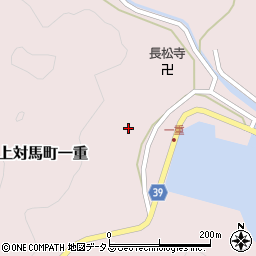 長崎県対馬市上対馬町一重周辺の地図