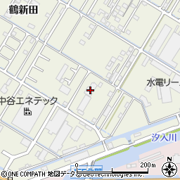 岡山県倉敷市連島町鶴新田2433周辺の地図
