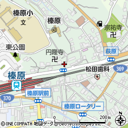 奈良県宇陀市榛原萩原2336周辺の地図