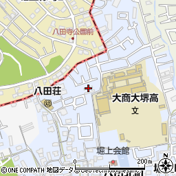 大阪府堺市中区堀上町287周辺の地図