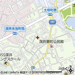 大阪府堺市中区深井東町3181-1周辺の地図