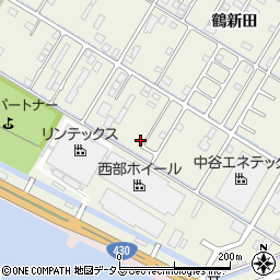 岡山県倉敷市連島町鶴新田2614-8周辺の地図