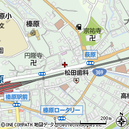 奈良県宇陀市榛原萩原2674周辺の地図