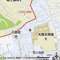 大阪府堺市中区堀上町284-12周辺の地図