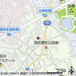 大阪府堺市中区深井東町3184-4周辺の地図